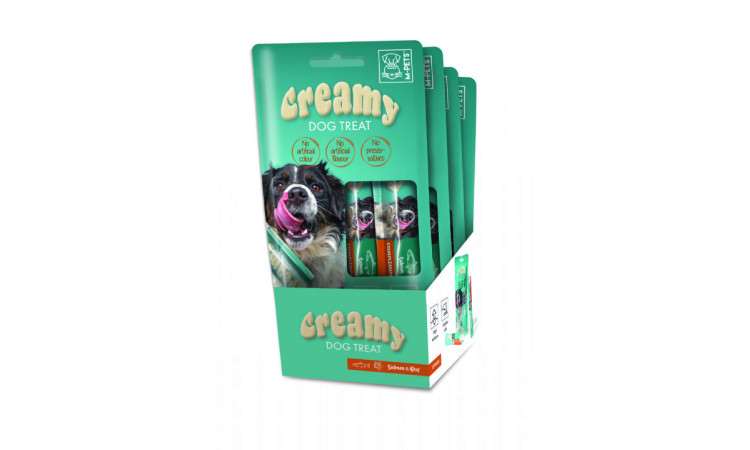 CREAMY KÖPEK ÖDÜLÜ SOMON BALIKLI BİFTEKLİ 4X15GR -12'Lİ .5